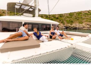 sunbeds luxury catamaran lagoon 560 s2 moya