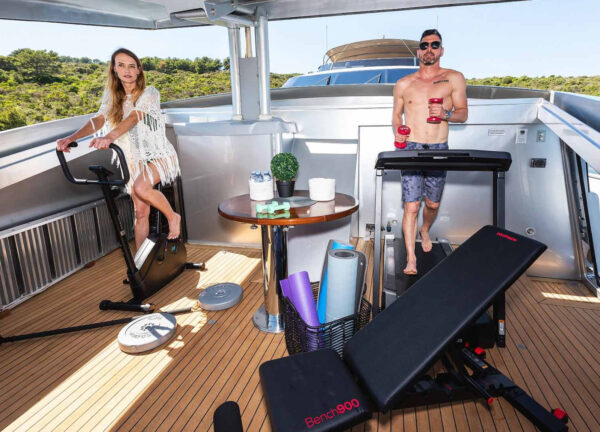 charter yacht admiral 35 anavi gym