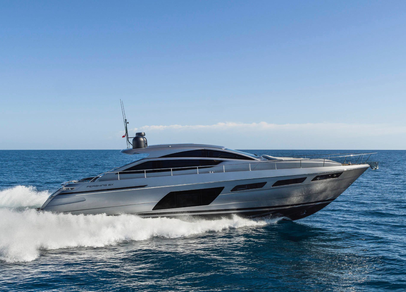 charter yacht pershing 6x saints cruising