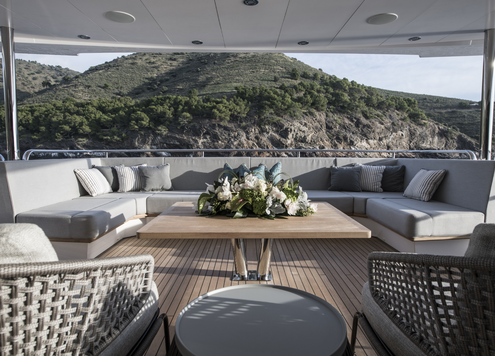 Sunseeker 40m berco voyager Aussenausstattung lounge