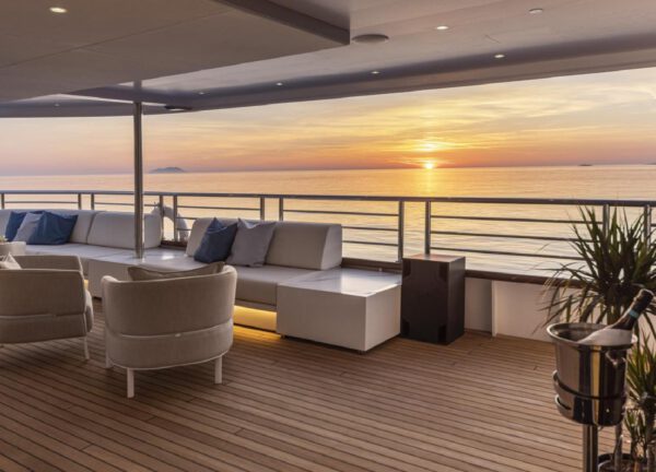 Anthea Deck Sunset