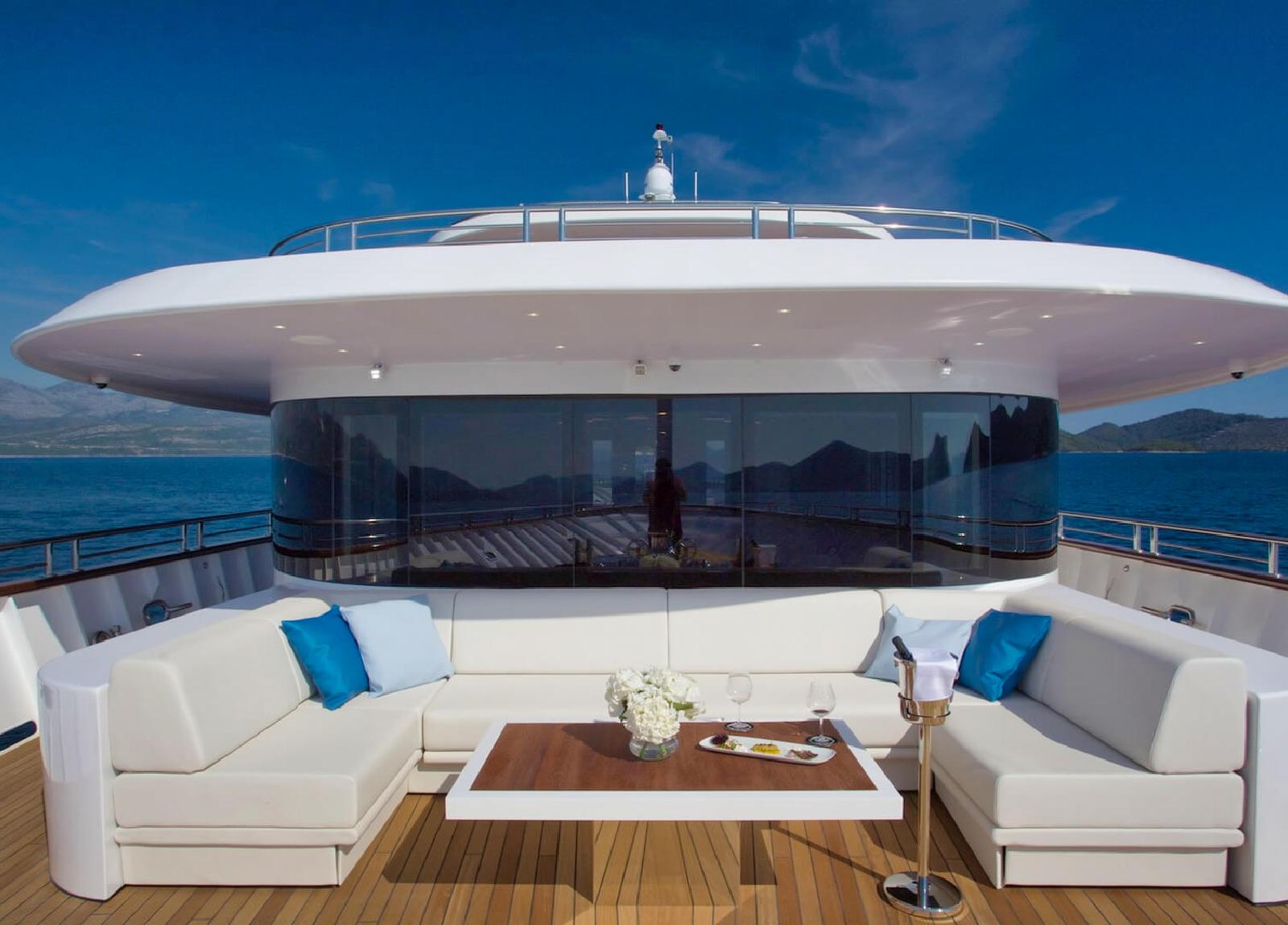 Wohnbereich Anthea Superyacht