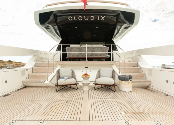 sanlorenzo sx76 cloud ix luxury charter yacht