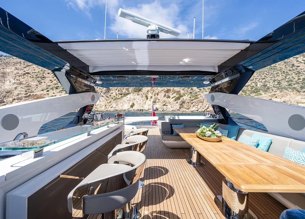 sunseeker 92 blue infinity one fly