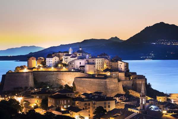 hafen calvi korsika la citadelle de calvi