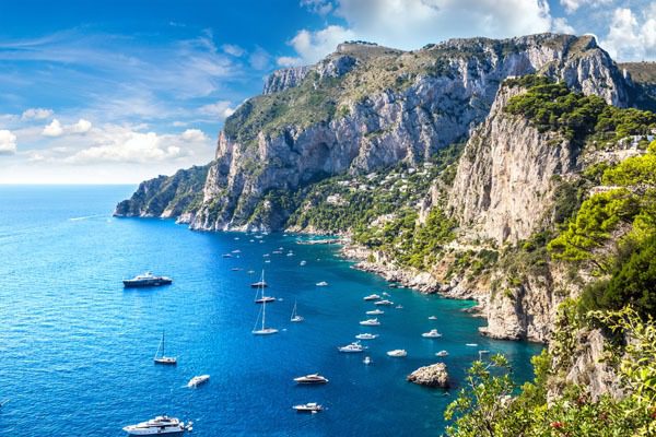 hafen italien capri beach club la fontelina