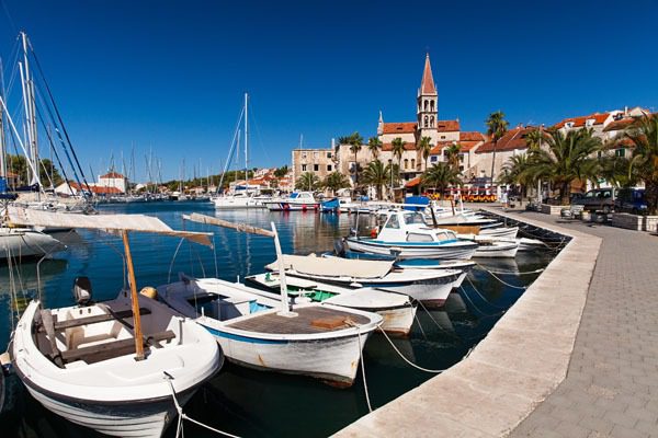 Hafen von Milna, Kroatien