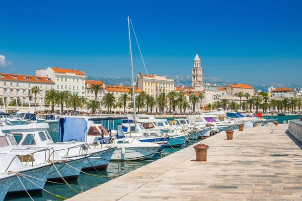 luxus yacht revier kroatien split