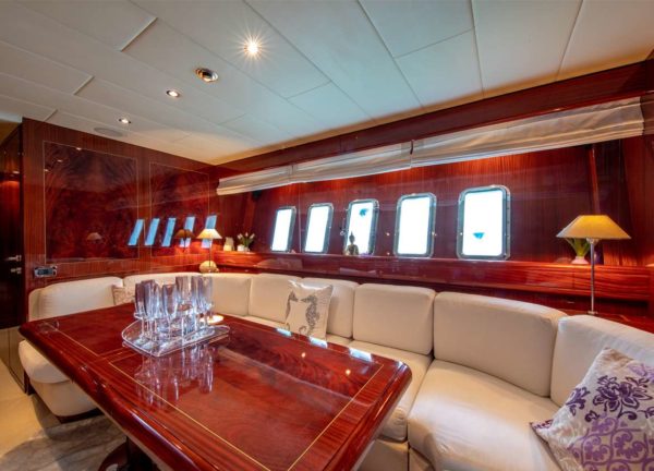 Lounge Motoryacht mangusta 72 thats amore